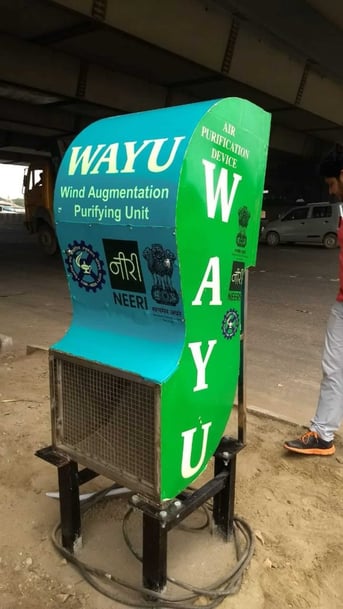 WAYU Air Purifier installed in Delhi